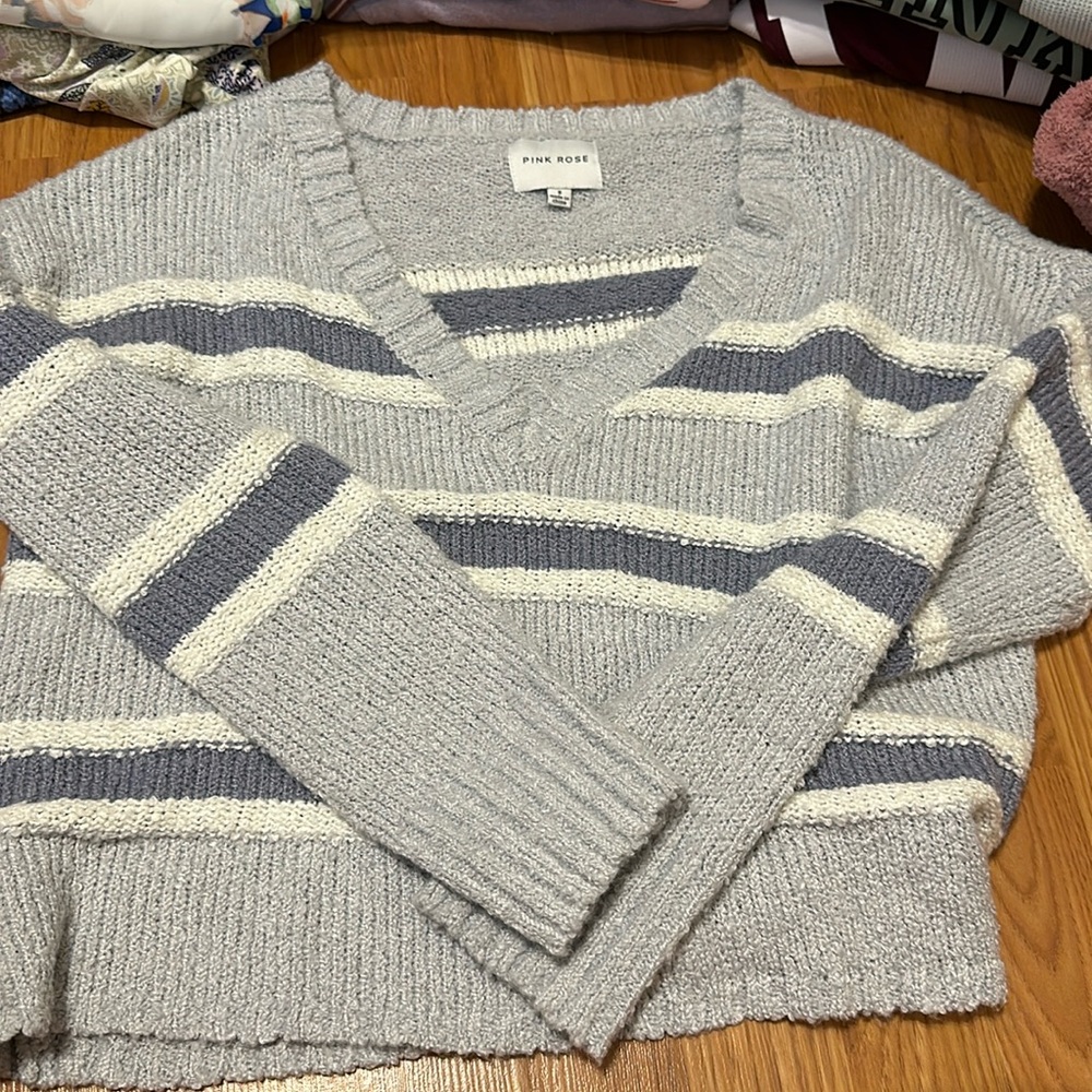 blue women’s sweater